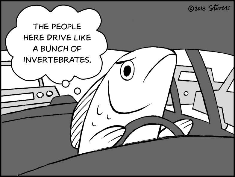 Drive like invertebrates